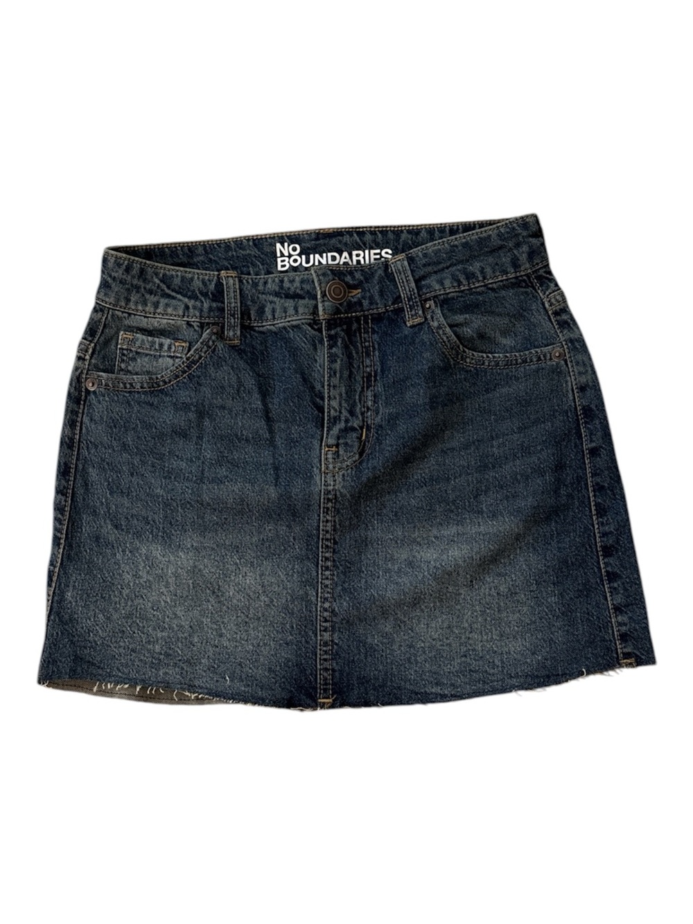 No Boundaries Denim Mini Skirt XXS (00)